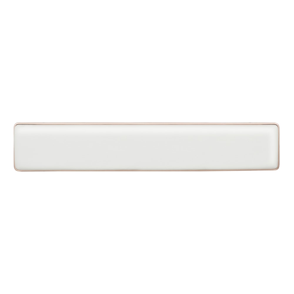Azio Retro Classic Palm Rest, 7inH x 19inW x 1.5inD, Posh White, PR-RC-L02 MPN:PR-RC-L02