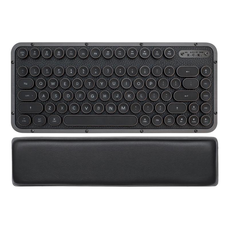 Azio Retro Wireless Keyboard, Compact, Gunmetal MPN:RK-RCK-L-04-US