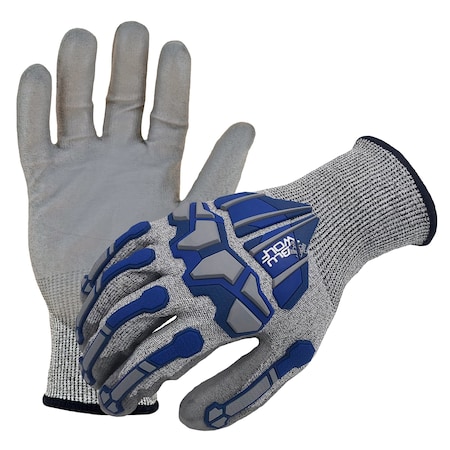 Cut Resistant Work Gloves, Cut Level A4, Dipped, Polyurethane, Smooth, XL 1 PR MPN:BW4010