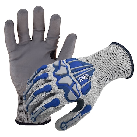 Cut Resistant Work Gloves, Cut Level A4, Dipped, Polyurethane, Smooth, XL 1 PR MPN:BW4030