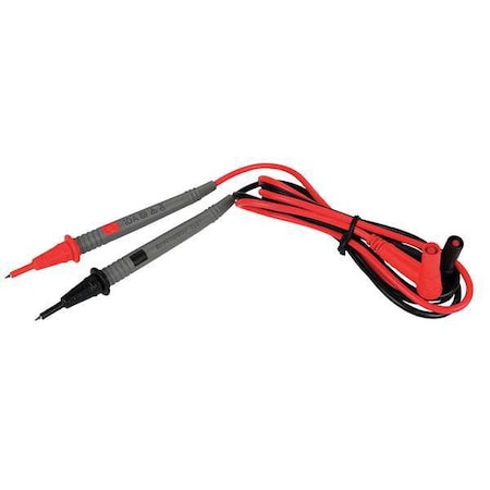 Test Leads, CAT II 1000V (Without Cap), CAT III 1000V (With Cap), CAT IV 600V (With Cap), 3 ft MPN:TL37