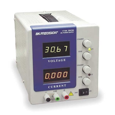 Power Supply, 0-60Vdc, 0-2 A, Digit Display MPN:1715A