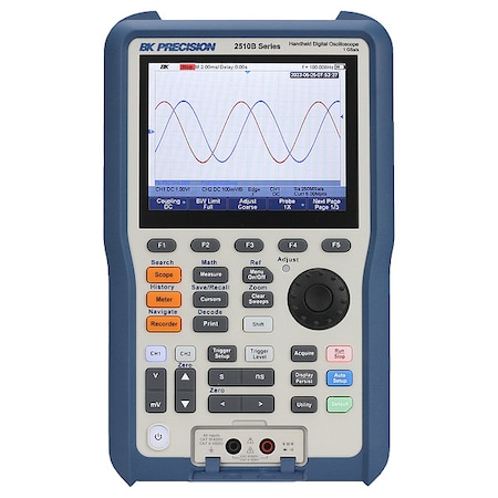 Handheld Oscilloscope, 200 MHz MHz, 2 Channels, 5.6 in Color TFT-LCD MPN:2516B