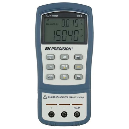 LCR Meter, Handheld, 120 Hz/1000 Hz, LCD MPN:878B