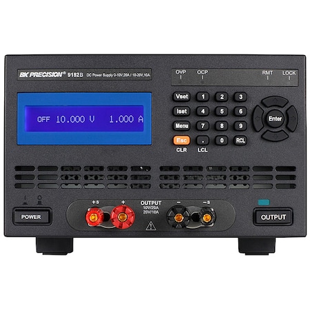 DC Power Supply 0-10V, 20A / 10-20V, 10A MPN:9182B