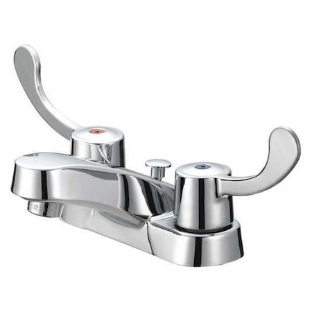 Dual-Handle Faucet Lavatory, 2Wh ADA Cp Brass Pop Up, Chrome MPN:222-312H