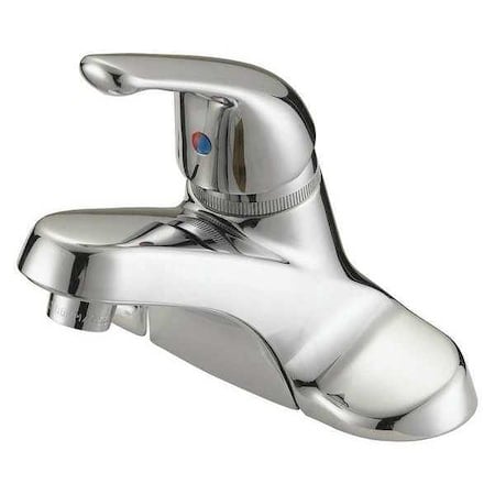 Single Handle Lav Faucet, Lever Handle, Chrome, w/Pop Up, Chrome MPN:222-334