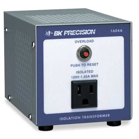 Isolation Transformer, 150 VA, 117 to 124V AC, 120V AC MPN:1604A