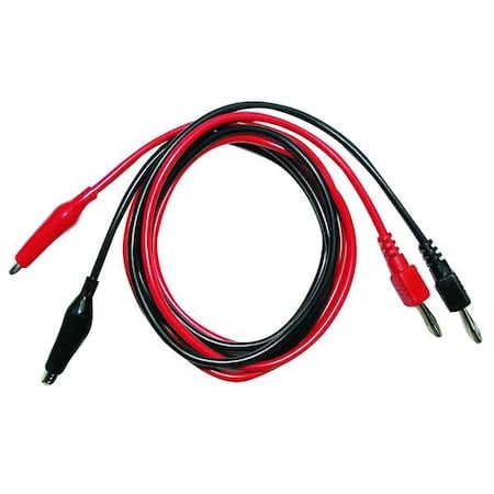 TestLeads, Black/Red, 60V, 18AWG, 33/8ft MPN:TL 5A