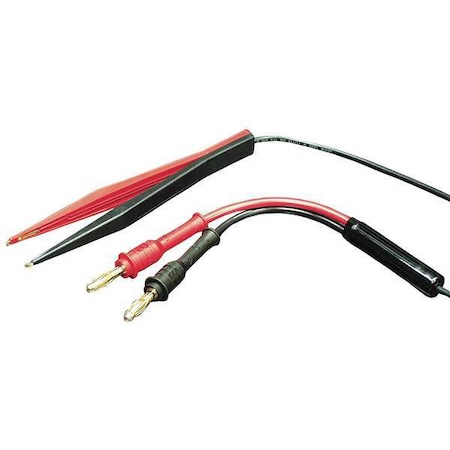 TestLeads, Rd/Blk, 400V, 18AWG, Silicone, 6in MPN:TL 8