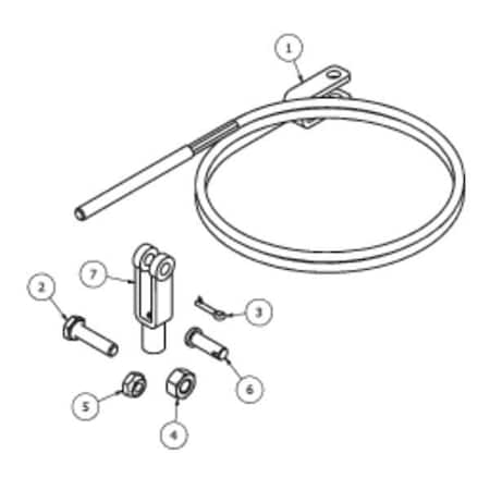 Cable Kit, with A8 Style Handle MPN:2006-307