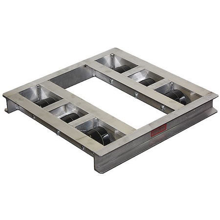 Pallet Dolly, Cap 6000 Lb, 48x36, Aluminum MPN:PD-3648-6T
