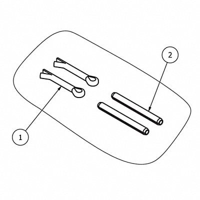 Axle Cotter Pin Kit MPN:2002-314