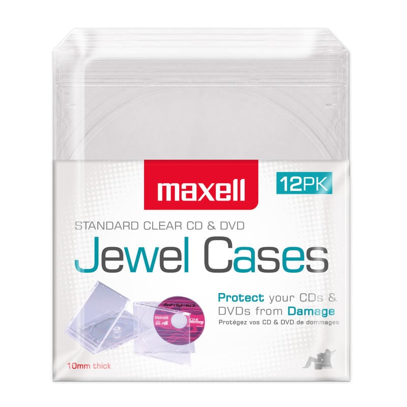 Maxell CD/DVD Jewel Cases CD-360 MPN:190069
