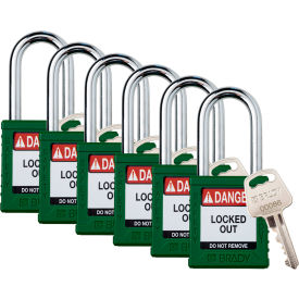 Brady® Safety Lockout Padlock Keyed Different 1-1/2