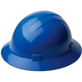 ERB® Americana 360™ Full Brim Hard Hat 4-Point Mega Ratchet® Suspension Blue WEL20006BL