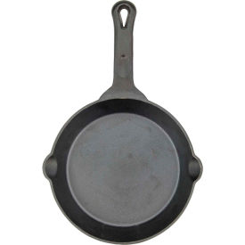 Winco CAST-8 Round Cast Iron Skillet CAST-8 - Pkg Qty 6