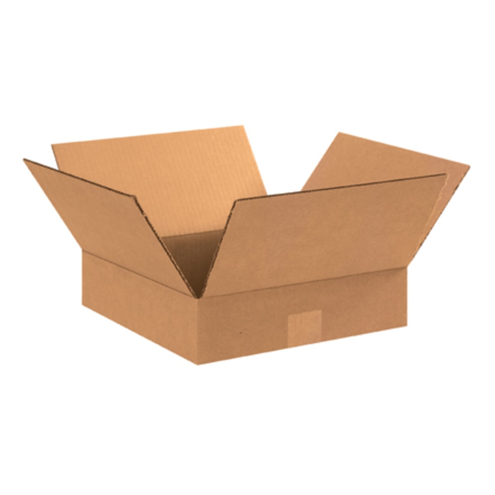 Partners Brand Flat Corrugated Boxes 11in x 11in x 3in, Bundle of 25 MPN:11113
