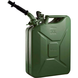 Wavian Jerry Can w/Spout & Spout Adapter Green 5.28 Gallon Capacity - 3008 3008****