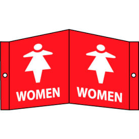 NMC™ Facility Visi Vinyl Sign Women 14-1/2
