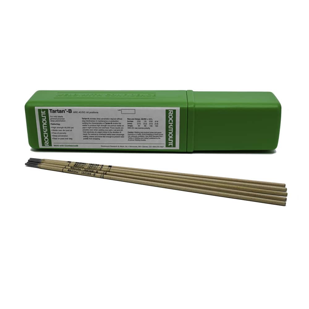 Arc Welding Rods & Electrodes, Type: Tartan B Maintenance Welding Electrode , Rod Shape: Round , Length (Inch): 12in  MPN:1813-1