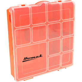 Homak HA01088175 7 Adjustable Tall Plastic Compartment Storage Box 8