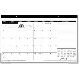 AT-A-GLANCE Compact Desk Pad 18 x 11 Black Binding Clear Corners 12-Month (Jan to Dec) 2026 SK1400