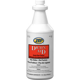 Zep Drain Aid™ Odorless Drain Pipe Cleaner 32 oz. Bottle 12 Bottles/Case 167801