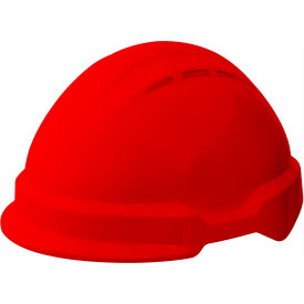 Delta Plus Americana® Climbing PEAK Safety Helmet Type 2 4-Point Mega Ratchet Suspension Red WEL22204RD