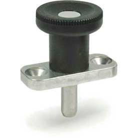 Plate Mount Indexing Plunger - Non Lock-Out Type Stainless Steel .24