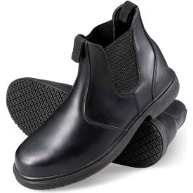 Genuine Grip® Men's Romeo Pull-on Work Boots Size 13W Black 7141-13W