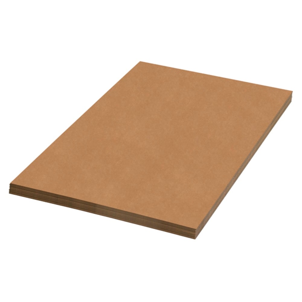 Partners Brand Material Kraft Corrugated Sheets, 40in x 42in, Pack Of 20 MPN:SP4042