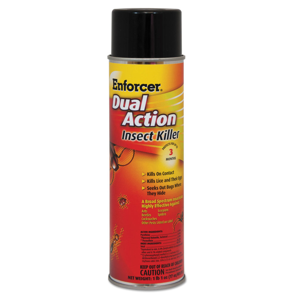 Enforcer Dual-Action Insect Killer, 17 Oz, Pack Of 12 Cans MPN:1047651