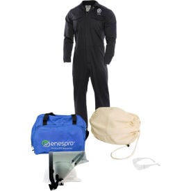Enespro® ArcGuard® 12 cal/cm2 UltraSoft Arc Flash Kit with FR Coverall XL No Gloves KIT2CV11NGXL