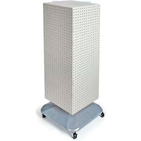 Global Approved 701436-WHT 4-Sided Interlocking Pegboard Floor Display 14