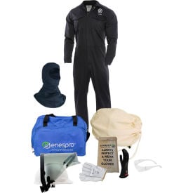 Enespro® ArcGuard® 12 cal UltraSoft Arc Flash Kit FR Coverall & Balaclava S Glove Sz 09 KIT2CV11BSM09