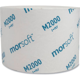 Morcon Tissue Small Core Bath Tissue Septic Safe 1-Ply White 3.9