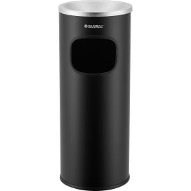 GoVets™ Steel Ashtray Trash Can 3 Gallon Black 154615