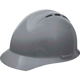 ERB® Americana® Vented Cap 4-Point Nylon Mega Ratchet® Suspension Gray WEL19457GY - Pkg Qty 12