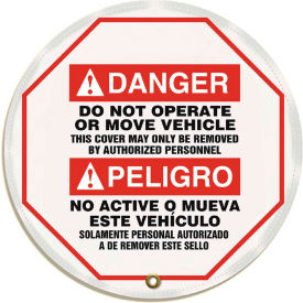 Accuform KDD724 Stopout® Steering Wheel Message Cover Vinyl 20