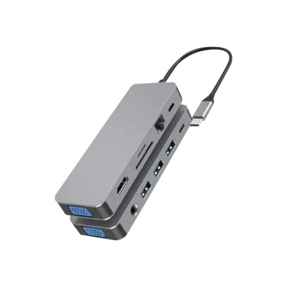 B3E 11-in-1 USB-C Hub - Docking station - USB-C - VGA, DP - 1GbE MPN:BX11-1-UCHV