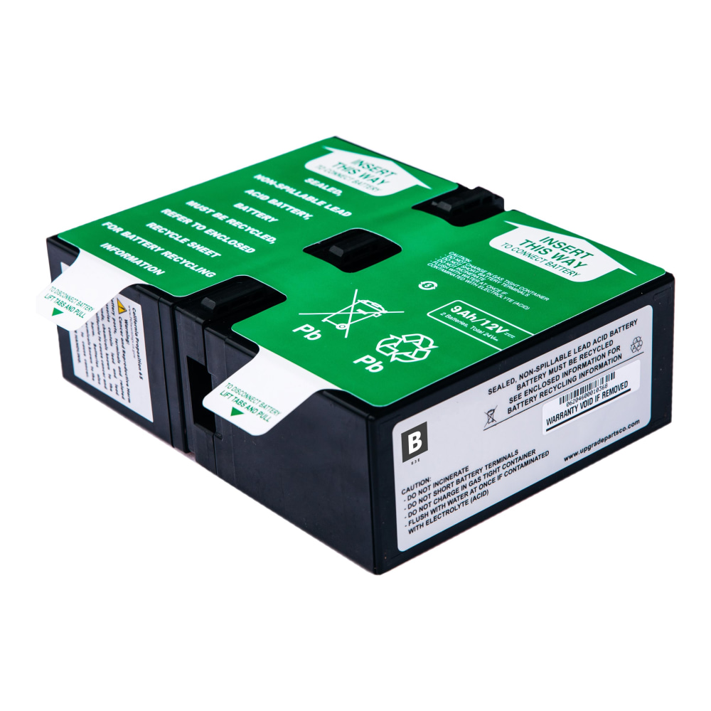 B3E UPS Battery (APC RBC124), For P/N: BR1200G-RS, BR1500G-AR, BR1500G-RS, BX1500M, BX1500M-LM60, SMC1000-2UTW, SMC1000I-2UC, APCRBC124B3E MPN:APCRBC124-B3E