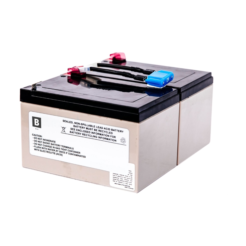 B3E - UPS battery - 1 x battery - lead acid - for P/N: SMC1500IC, SMT1000I-AR, SMT1000IC, SUA1000ICH-45, SUA1000I-IN, SUA1000J3W, SUA1500J3W MPN:RBC6-B3E
