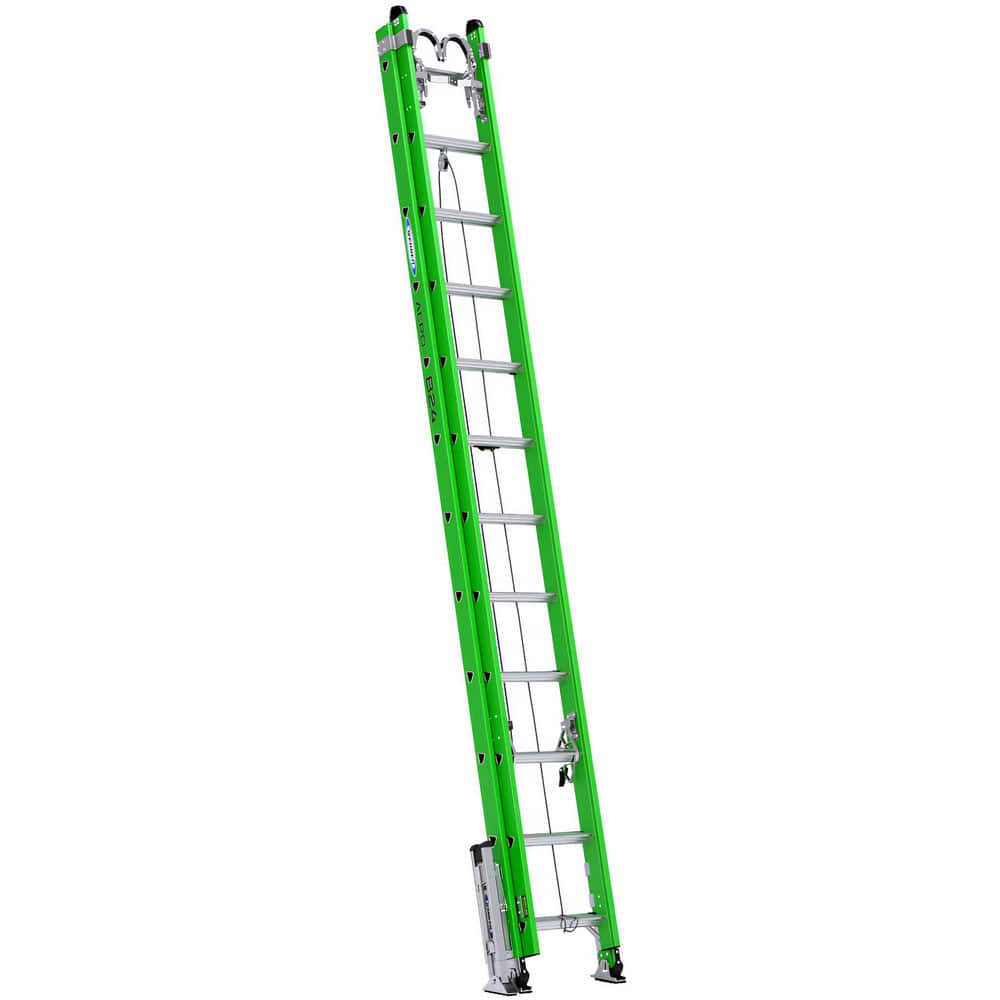 Extension Ladders, Ladder Type: Extension Ladder , Type: Box Rail, Tri-Rung, Extension Ladder with Leveler , Load Capacity (Lb. - 3 Decimals): 375.000  MPN:B7124-2X9295
