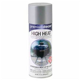 Premium Dcor High Heat Enamel Spray 12 oz. Aerosol Can Aluminum - 347534 347534