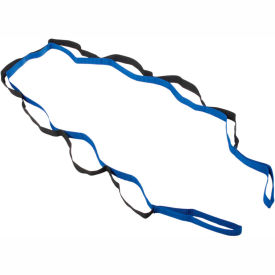 CanDo® FabStretch® Dynamic Stretch Strap Blue/Black 10-1385