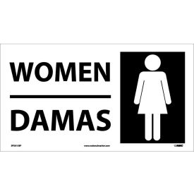 Bilingual Vinyl Sign - Women SPSA138P
