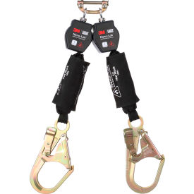 3M™ DBI-SALA Nano-Lok Twin-Leg Hot Work Self-Retracting Lifeline Web & Steel Rebar Hook 6'L 7012818545
