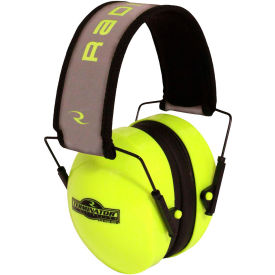 Radians® TR0HVG-BX Terminator™ Folding Ear Muff High-Vis Lime TR0HVG-BX