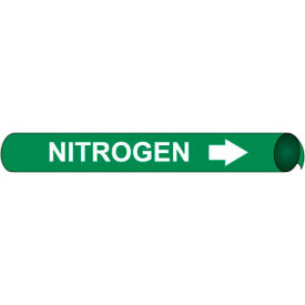 NMC™ Precoiled & Strap-On Pipe Marker Nitrogen Fits 3/4